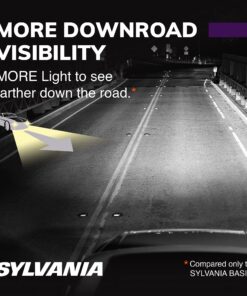 SYLVANIA - 9003 XtraVision - High Performance Halogen Headlight Low Beam and Fog Replacement Bulb (Contains 2 Bulbs) 14 81 TfB80GPS