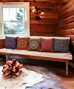 16x16 Inches Indian Decor Mandala Cushion Covers Arabian Decor Pillows Set Of 5 Pcs Moroccan Decor Christmas Pillows Decorative Pillow Covers Home Decor Wedding Decoration (16X16 Inches) 16X16 Inches 22 81 U2siYLzL