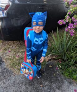 Disguise Catboy Costume for Kids, Official PJ Masks Costume Jumpsuit Medium (3T-4T) 30 81 UNm8qxJL