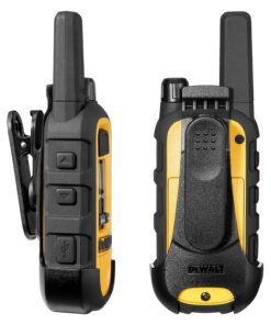 DEWALT DXFRS300 1 Watt Heavy Duty Walkie Talkies - Waterproof, Shock Resistant, Long Range & Rechargeable Two-Way Radio with VOX (2 Pack) 2 Pack 39 81 VwkibCfL