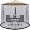 Best Choice Products 9ft Adjustable Mosquito Net for Umbrellas 7.5-11ft, Bug Screen Patio Umbrella Accessory for Outdoor Market Offset Cantilever w/Polyester Mesh Net, Zipper Door, Fillable Base 35 81 WVy4cOzS