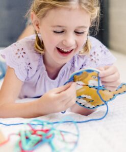 Melissa & Doug Lace and Trace Activity Set: Pets - 5 Wooden Panels and 5 Matching Laces - Lacing Toys For Toddlers, Fine Motor Skills Threading Cards For Preschoolers And Kids Ages 3+ 23 81 WxYJHzL 1