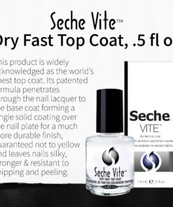 Alternative view of Seche Vite Dry Fast Top Nail Coat, Clear - .5 oz. oz