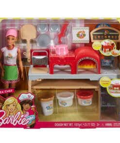 Barbie Pizza Maker Play Set & Doll (Amazon Exclusive) 31 81 XZtEnW2L