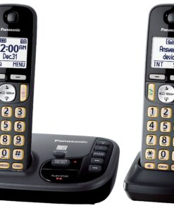 Panasonic KX-TGD222M Cordless Phone with Answering Machine- 2 Handsets Two Handsets - KX-TGD222M