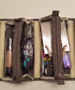 4kits Hanging Roll-Up Makeup Bag/Toiletry Kit/Travel Organizer for Women - 4 Removable Storage Bags - Organize Make Up, Cosmetics, First Aid, Medicine, Personal Care, Bathroom, Palette/Brush Holder 64 81 Z5JSMg L