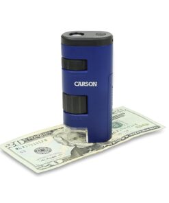 Carson Pocket Micro 20x-60x LED Lighted Zoom Field Microscope with Aspheric Lens System (MM-450),Blue Pocket Micro (MM-450) 18 81 Zf2 K4mL