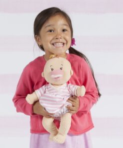 Manhattan Toy Baby Stella Soft First Baby Doll for Ages 1 Year and Up, 15", Peach In Retail Packaging 21 81 a299n5OL