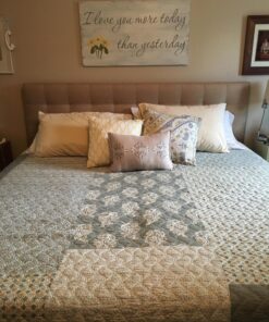 Modway Lily Tufted Linen Fabric Upholstered King Headboard in Beige 40 81 aAqNVAL