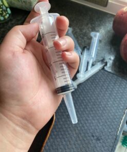 Frienda Large Plastic Syringe 4 Pack Measuring Syringe Tools Dispensing Multiple Uses(20 ml) 20 ml 28 81 avq2TrkL