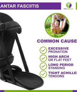 MARS WELLNESS Plantar Fasciitis Posterior Night Splint - Medium Medium (Pack of 1) 28 81 bs3GTiL 1