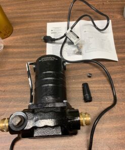 EXTRAUP 115Volt 1/2HP 1500 GPH Heavy Duty High Pressure Cast Iron Casing Water Transfer Utility Pump With Brass Connectors and Suction Strainer w/o switch 25 81 c0Ivky4L