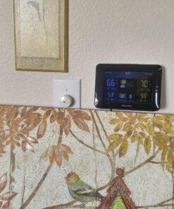 AcuRite 02027A1 Color Weather Station with High Low Temperature and Humidity with Moon Phase, Dark Themed (02027A), Black Display 34 81 cONwCa4L