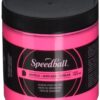 Speedball Acrylic Screen Printing Ink, 8-Ounce, Fluorescent Hot Pink