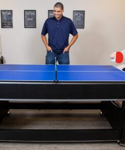 Triple Threat 6-ft 3-in-1 Multi Game Table with Billiards, Air Hockey, and Table Tennis 29 81 crwwoMUL