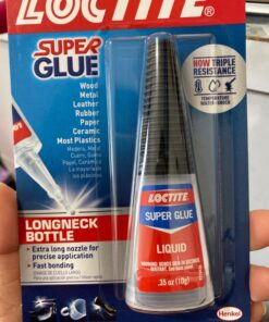 Loctite Super Glue Liquid Longneck Bottle, Clear Superglue for Plastic, Wood, Metal, Crafts, & Repair, Cyanoacrylate Adhesive Instant Glue, Quick Dry - 0.35 fl oz Bottle,Pack of 1 (Packaging May Vary) 0.35 oz 33 81 eNgA7tNL 1