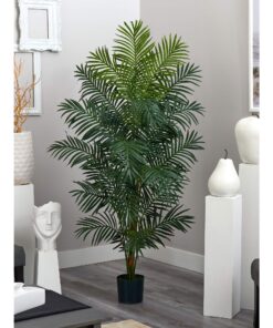 Nearly Natural 5261 7ft. Paradise Palm,Green 26 81 fM1b 2L