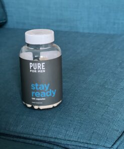 Pure for Men Original Vegan Cleanliness Stay Ready Fiber Supplement | Helps Promote Digestive Regularity | Psyllium Husk, Aloe Vera, Chia Seeds, Flaxseeds | Proprietary Formula | 120 Vegan Capsules 120 Count (Pack of 1) 31 81 fU9VhVCL