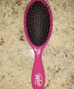 Wet Brush Detangling Brush, Original Detangler Brush (Pink) - Wet & Dry Tangle-Free Hair Brush for Women & Men - No Tangle Soft & Flexible Bristles for Straight, Curly, & Thick Hair Pink 1 Count (Pack of 1) 32 81 gJO01JL 1
