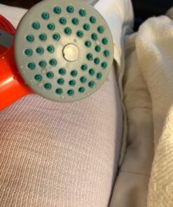 Ivation Portable Outdoor Shower, Battery Powered - Compact Handheld Rechargeable Camping Showerhead - Pumps Water from Bucket Into Steady, Gentle Shower Stream 31 81 iphktThL