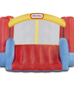 Little Tikes Jump 'n Slide Inflatable Bouncer Includes Heavy Duty Blower With GFCI, Stakes, Repair Patches, And Storage Bag, for Kids Ages 3-8 Years Jump 'n Slide Bounce House 28 81 jhMCUpHL