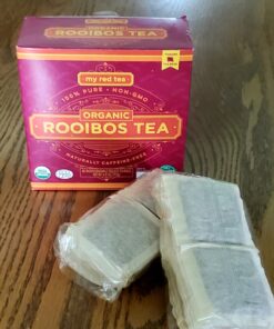 Rooibos Tea, USDA Certified Organic Tea, MY RED TEA. Tagless South African, 100% Pure, Single Origin, Natural, Farmer Friendly, GMO and Caffeine Free (80) 6.8 Ounce (Pack of 1) 34 81 mbR73QzL