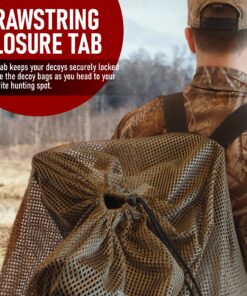DecoyPro Mesh Decoy Bags - Hunting Equipment to Protect Turkey, Goose & Duck Decoys - 2 Decoy Bag Bundle - Fits Up to 2 Dozen Decoys 18 81 nWbOutLL