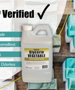 Alternative view of Vegetable Glycerin - Half Gallon (64oz)- All Natural, USP Grade - Premium Quality Liquid Glycerin, Excellent Emollient Qualities, Amazing Skin and Hair Benefits, DIY Beauty Products.