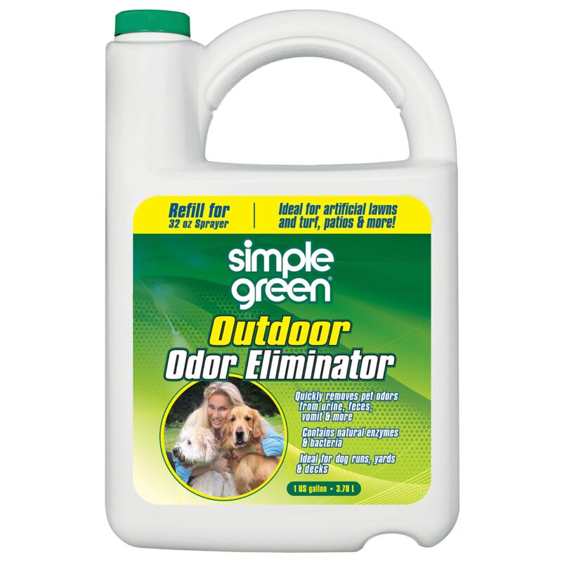 Catalog 5 Simple Green Outdoor Odor Eliminator for Pets, Dogs, 1 gallon Refill - Ideal for Artificial Lawns & Patio, Milky White
