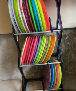 Atlantic Mitsu 5-Tier Portable Media Storage Rack – Protects & Organizes Prized Music, Movie & Video Games Collections, PN 64835195 in Smoke Media Rack 52 81 rS8lk1OL 1