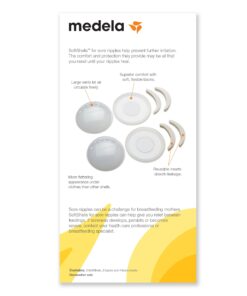 Medela SoftShells Breast Shells for Sore Nipples for Pumping or Breastfeeding, Discreet Breast Shells, Flexible and Easy to Wear, Made Without BPA 16 81 sVtnx2yL