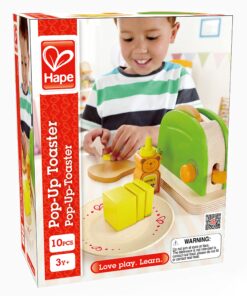 Hape Pop Up Toaster Wooden Play Kitchen Set with Accessories 21 81 ssmOHwL