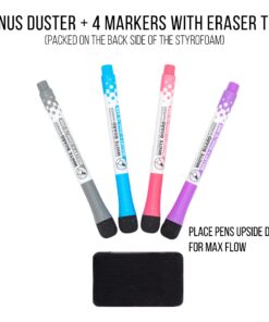 STYLIO Dry Erase Calendar Whiteboard. Set of 3 Magnetic Calendars for Fridge: Monthly, Weekly Organizer & Daily Notepad. Refrigerator & Wall Family Calendar. 4 Fine Point Markers & Eraser Included White 26 81 vDdGTQZL 2