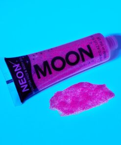 Moon Glow - Blacklight UV Glitter Face & Body Gel - 0.42oz Set of 6 - Blacklight Face Paint - glows brightly under Blacklight 21 81 wjpqPk3L