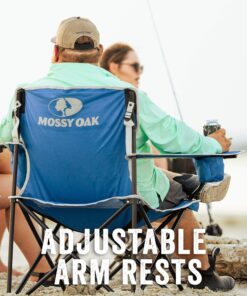 Mossy Oak Heavy Duty Folding Camping Chairs, Lawn Chair Adult Dirt 17 81 wlJCdMLL