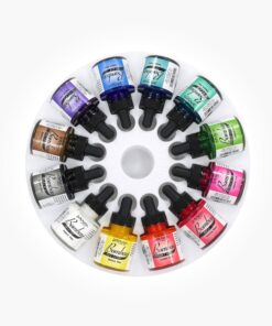 Dr. Ph. Martin's Bombay India Ink (Set 1) Ink Set, 1.0 oz, Set 1 Colors, 1 Set of 12 Bottles 23 81 yPRNNpzL