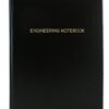 BookFactory Engineering Notebook/Engineer Graph Paper Notebook/Quadrille 4 X 4 Quad Ruled Book - 96 Pages (.25" Lab Grid Format), 8" x 10", Black Cover, Smyth Sewn Hardbound (LIRPE-096-SGR-A-LKT4) 26 81 zDTyo4L