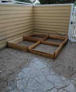 Greenes Fence Best Value Cedar Raised Garden Bed, 4' x 8' x 10.5" - Made in USA with North American Cedar 48" W x 96" L x 10.5" H 27 81 zM vDgNL