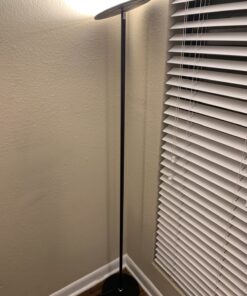 Brightech Sky LED Torchiere Super Bright Floor Lamp - Contemporary, High Lumen Light for Living Rooms & Offices - Dimmable, Indoor Pole Uplight for Bedroom Reading - Black 39 81 zUwzDChL 4