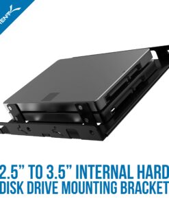 Alternative view of SABRENT 3.5 Inch to x2 SSD / 2.5 Inch Internal Hard Drive Mounting Kit [SATA and Power Cables Included] (BK-HDCC) 1 Count (Pack of 1)