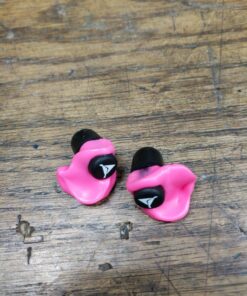 Decibullz - Custom Molded Earplugs, 31dB Highest NRR, Comfortable Hearing Protection for Shooting, Travel, Swimming, Work and Concerts (Pink) Pink 30 81016vdvsL