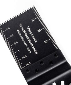 Vtopmart 50 Wood Oscillating Multitool Quick Release Saw Blades Compatible with Fein Multimaster Porter Cable Black & Decker Bosch Craftsman Ridgid Ryobi Makita Milwaukee Rockwell Universal-50pcs 13 8101kk2X9iL