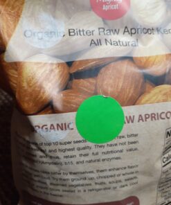 Mighty Apricot USDA Organic Bitter Apricot Kernels(1LB) 16oz, Natural Raw Bitter Apricot Seeds, Vegan, Non-GMO, Gluten Free, Great source of Vitamin B17 and B15 1 Pound (Pack of 1) 22 8103jCDWjSL
