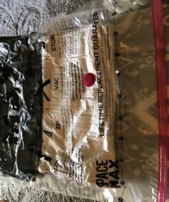 SPACE MAX Premium Space Saver Vacuum Storage Bags - Space Saver Bags Jumbo 6 Pack - Save 80% More Storage Space - Reusable, Double Zip Seal & Leak Valve, Includes Travel Hand Pump 41 8107f8ruw1L 2