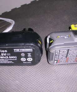 Powilling 2Pack 6.0Ah 18V Replacement Battery for Ryobi 18V Lithium Battery P102 P103 P105 P107 P108 P109 Ryobi ONE+ Cordless Tool 27 8108680WFRL