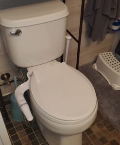 KOHLER K-4639-0 Cachet Quiet Close Toilet Seat, White, Round Non Ready Latch 55 8108m BBF9L