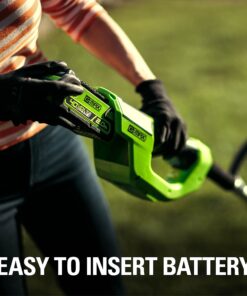 Greenworks 40V 12" Cordless String Trimmer, 2.0Ah Battery and Charger Included 12" Trimmer (2.0Ah) 35 810A01LfCoS