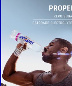 Propel Black Cherry, Zero Calorie Sports Drinking Water with Electrolytes and Vitamins C&E, 16.9 Fl Oz(Pack of 12) 16 810Bv6HmunL 1