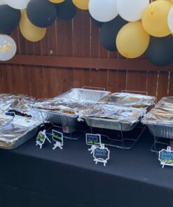 Sterno 70222 24-Piece Disposable Party Set, One Size, Silver 22 810CFSMlbIL