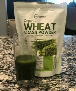 Micro Ingredients Sustainably US Grown, Organic Wheat Grass Powder (100% Whole-Leaf), 16 Ounce, Rich in Immune Vitamins, Fibers and Minerals, Support Digestion Function, Vegan Friendly 16 Ounce (Pack of 1) 36 810Cc59WOfL